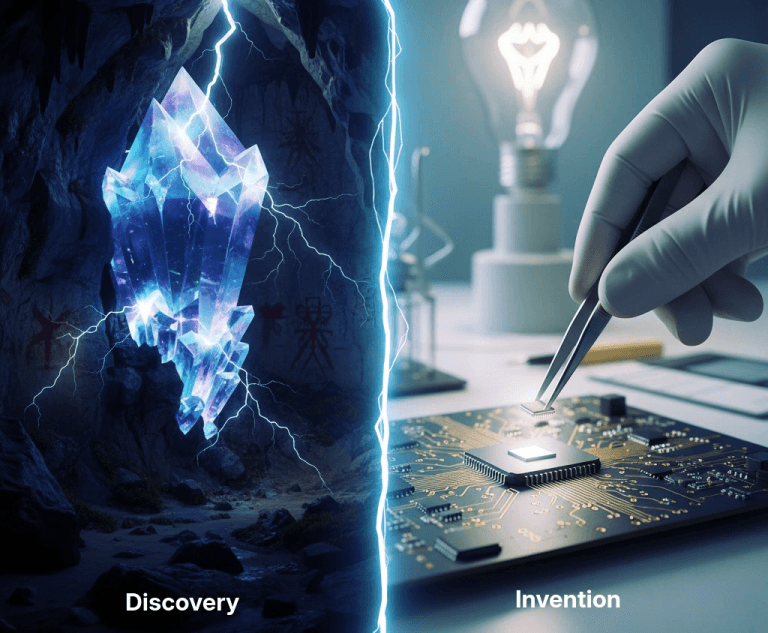 The Bright Line - Distinguishing Discovery from Invention